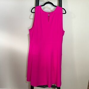 Boston Proper Fuchsia Sleeveless Dress NWT